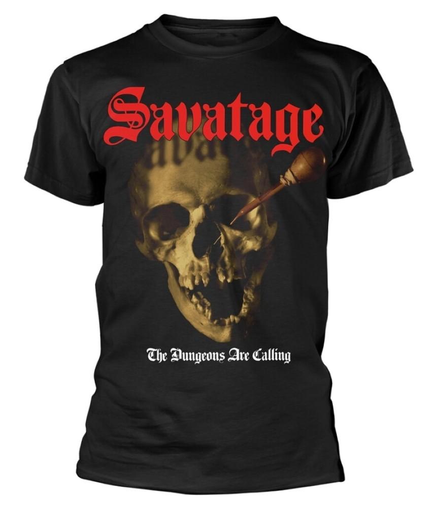 Savatage The Dungeons Are Calling Black T-Shirt