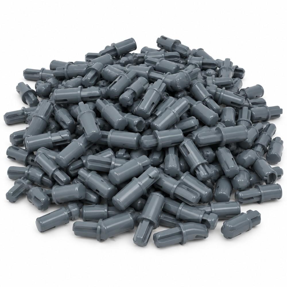 50g About 208Pcs ABS Plastic Building Block Connector for Lego 6562 3749 DIY Model Building