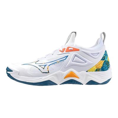 Кроссовки Wave Momentum 3 'Белый Марокканский Синий' V1GA231256