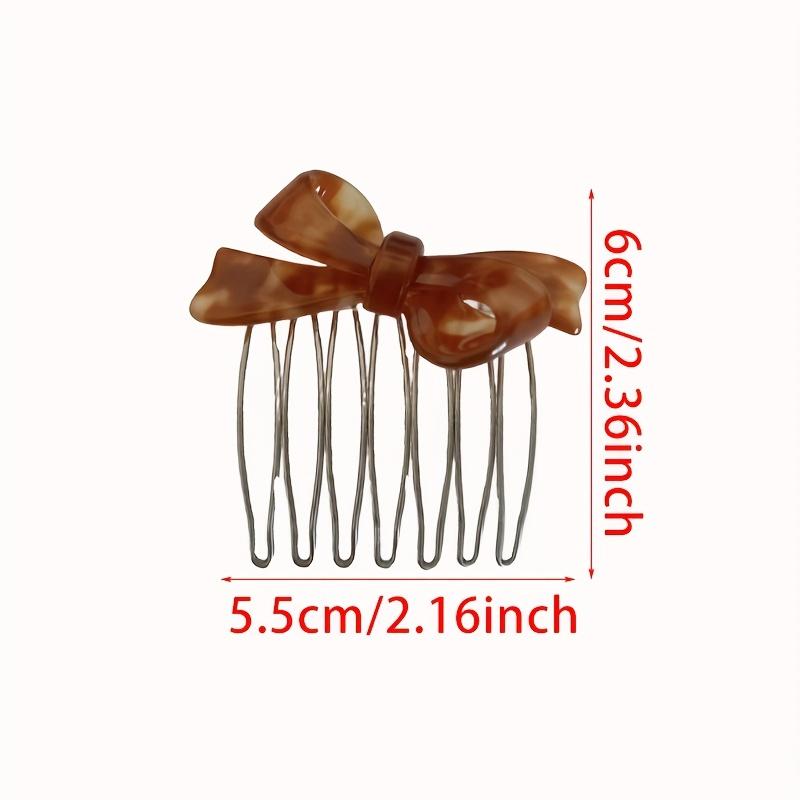3pcs Elegant Bow Hair Clip Headband Hairpin Bun Comb Bangs Hair Accessory Mother's Day Back-to-School Easter Holiday Gift