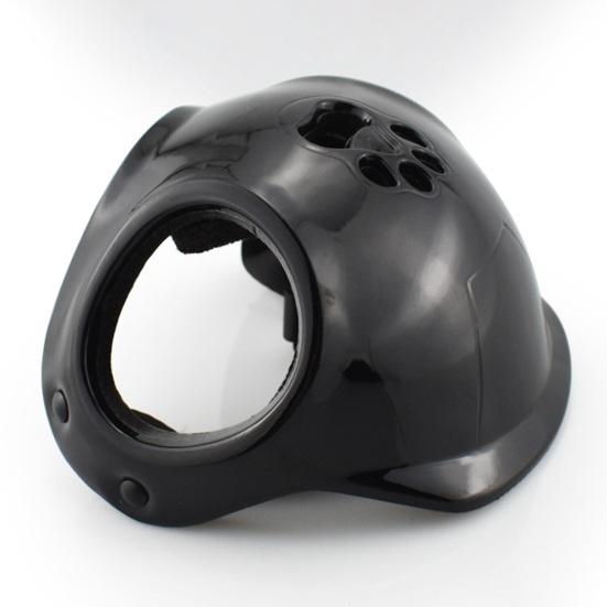 Pet Helmet with Ear Holes Dog Safety Hat Windproof Adjustable Puppy Motorcycle Helmet for Outdoor Riding Hiking Cycling