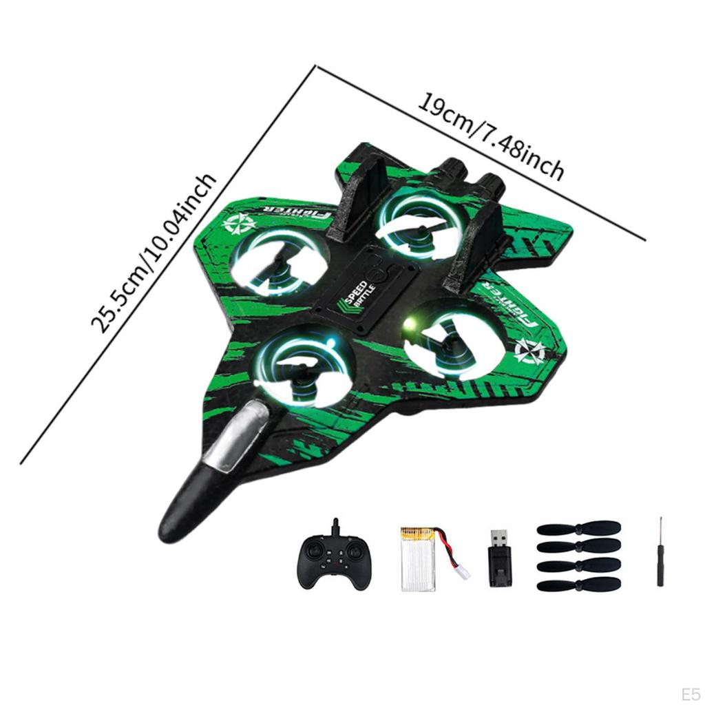 Foam RC Aircraft with LED Lights for Beginners