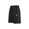 Jumpman Solid Trim Mid-Waist Woven Shorts Men Bottoms Black CK6818-010