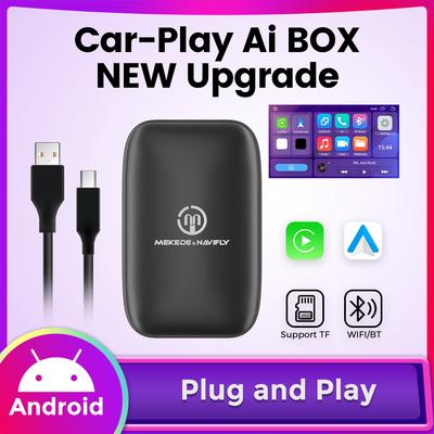 Беспроводной адаптер Carplay Ai BOX Wire to Wireless Carplay Android Auto Plug and Play интеллектуальные автомобильные системы Поддержка Netflix YTB