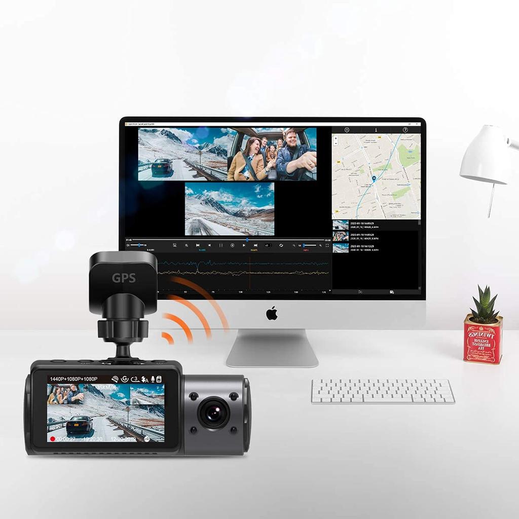 Double-sided Tape GPS Mount for N4/N2S/X4S/X4S Duo Dashcams with Type-C Port Mount for Dashcams with Built-in GPS Function