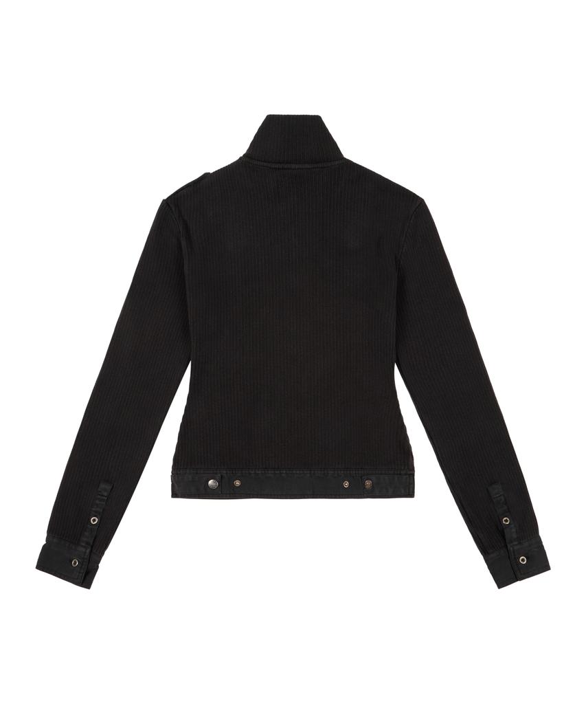 AAKAM Zip-Up Dying Jacket (Black)