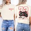 Футболка MotoGP Marco Racing, Футболка с номером гонщика 72, Подарок для любителей мотоциклов