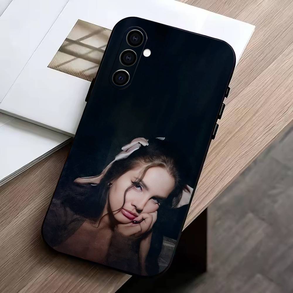Чехол для телефона Lana -DK-Del Rey для Samsung Galaxy A73, A72, A71, A70, A53, A52, A51, Мягкий силиконовый черный чехол