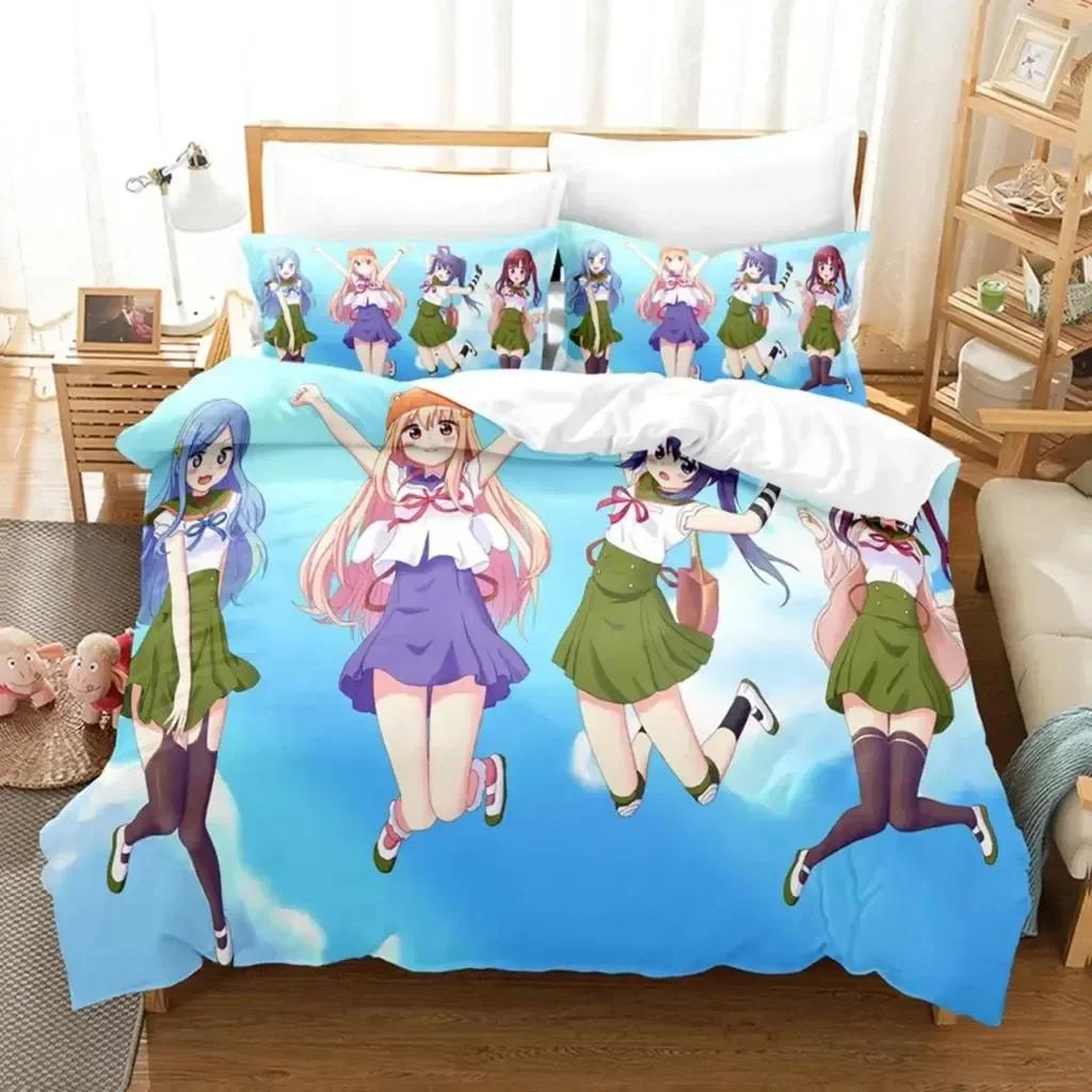 3D The Himouto! Umaru-chan Bedding Sets Duvet Cover Set With Pillowcase Twin Full Queen King Bedclothes Bed Linen