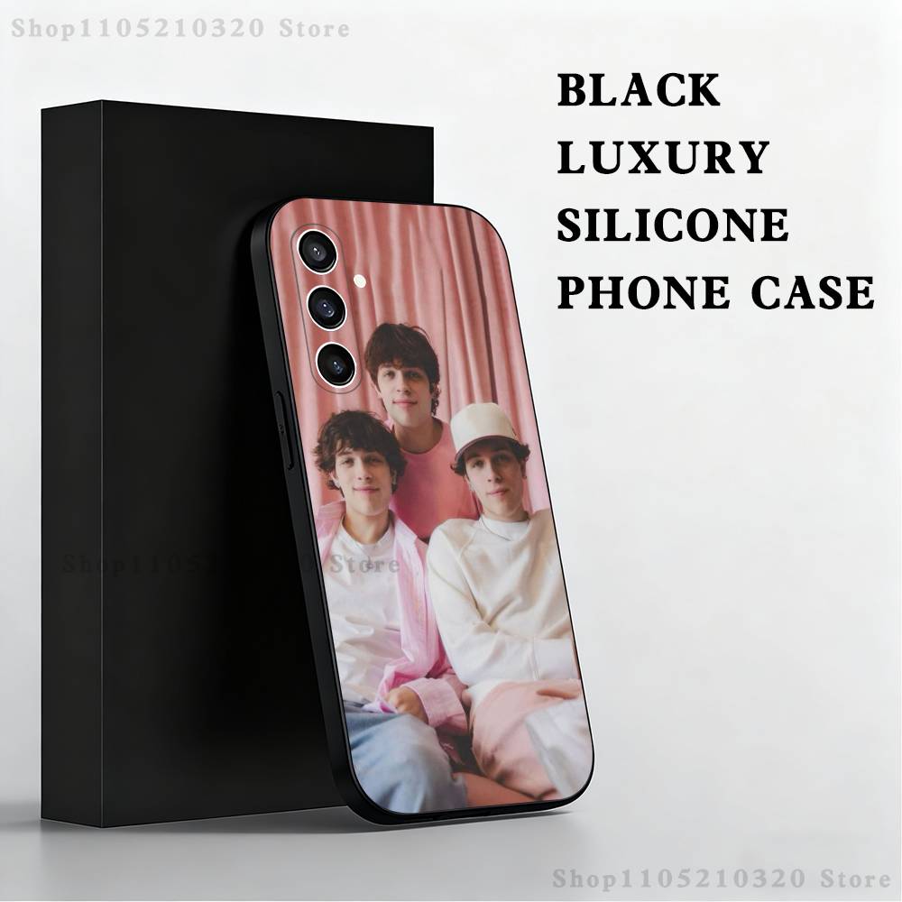 S-Sturniolo Triplets Phone Case For Samsung S 25,24,23,22,30,21,10,9,Ultra,Plus,Lite,FE,4,5 G Black Soft Case