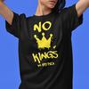 No Kings in America T-Shirt: Grunge Graffiti Style, Patriotic Statement