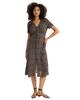 SARINA Платье миди с коротким рукавом женское A8653-0002 US XS
