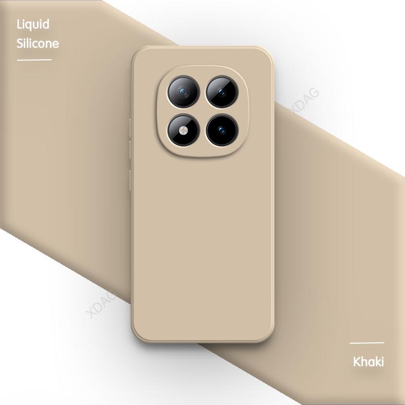 Оригинальный чехол для телефона для Xiaomi Redmi Note 15 Pro Plus Pro+ Note15 15Pro 5G Жидкий силикон Мягкий Простой Задняя крышка Funda Carcasas