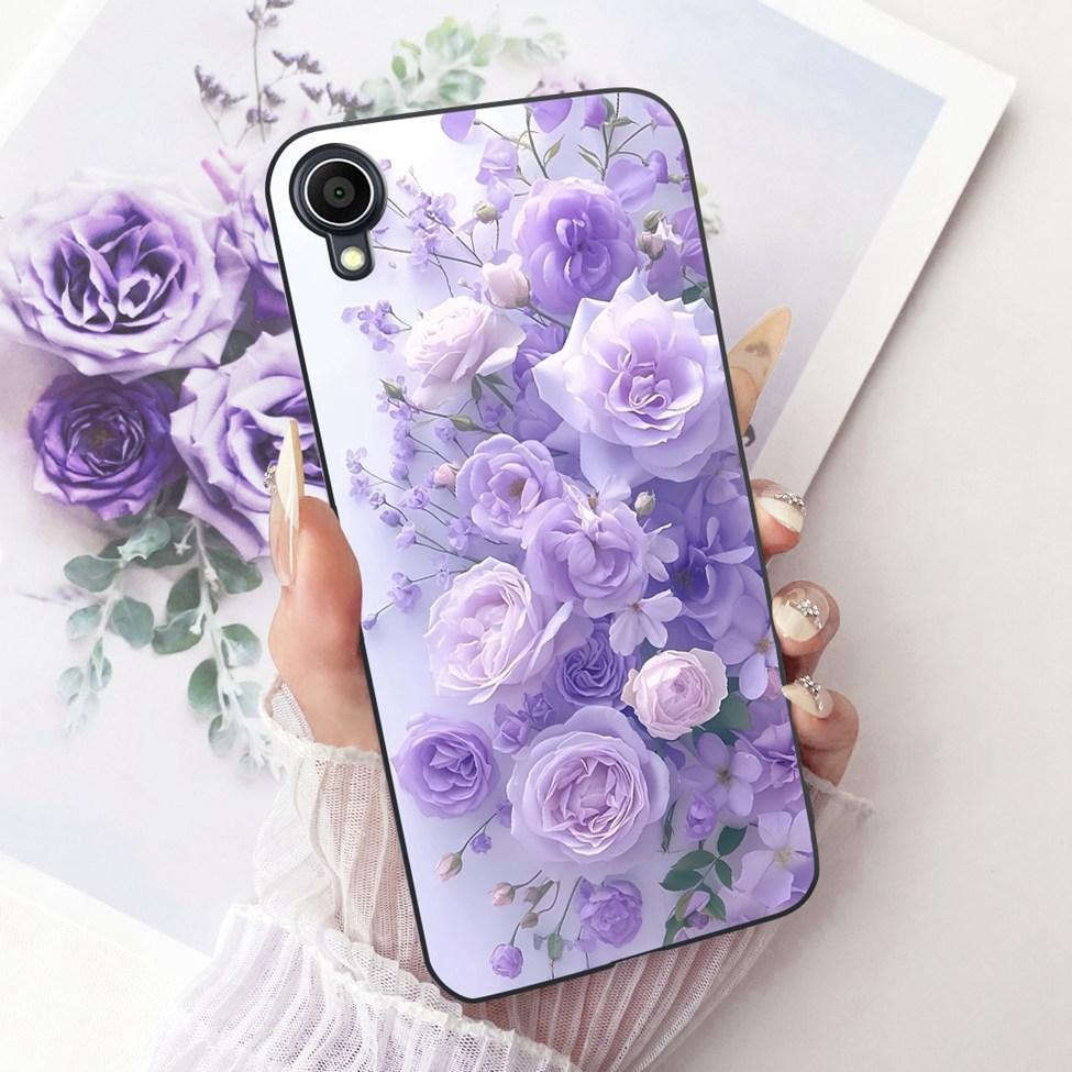 Black Cover For Asus ZenFone Live L2 Case ZA550KL Cute Cat Fashion Butterfly Funny 2D Painted Casing For Asus ZenFone L2 Live