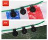 50Pcs/bag Awning Plastic Clips Outdoor Shade Cloth Net Clip Camping Garden Tool Garden Buildings Fence Net Fix Clamp Awning Hook