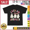 Retro Groovy Let's Go Ghouls Halloween Ghost Outfit Costumes T Shirt Men Women