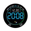 New Creative Weather Forecast Multifunctional LED Wall Clock, Large Screen, Ambient Living Room Clock 7701