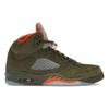 Air 5 Retro Olive 2024 Мужские кроссовки Green Army-Oliv Solar-Orange DD0587-308