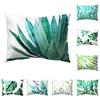 Tropical Green Leaves Rectangle Pillow Case Cushion Cover Sofa Home Decoration