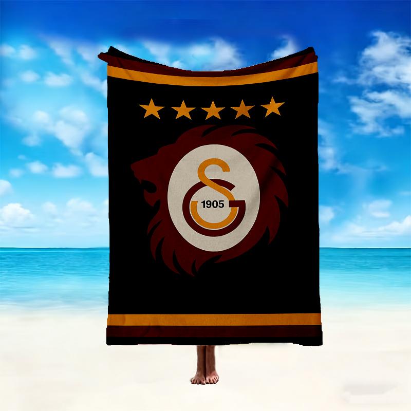 Galatasaray SK Pattern Blanket, Cozy Blanket for All-Season Comfort on Sofas, Beds, Office, Car, Camping and Travel