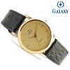 Galaxy 18K Bezel Gold Men's/Women's Couple Wristwatch KT3408MG/KT3408FG