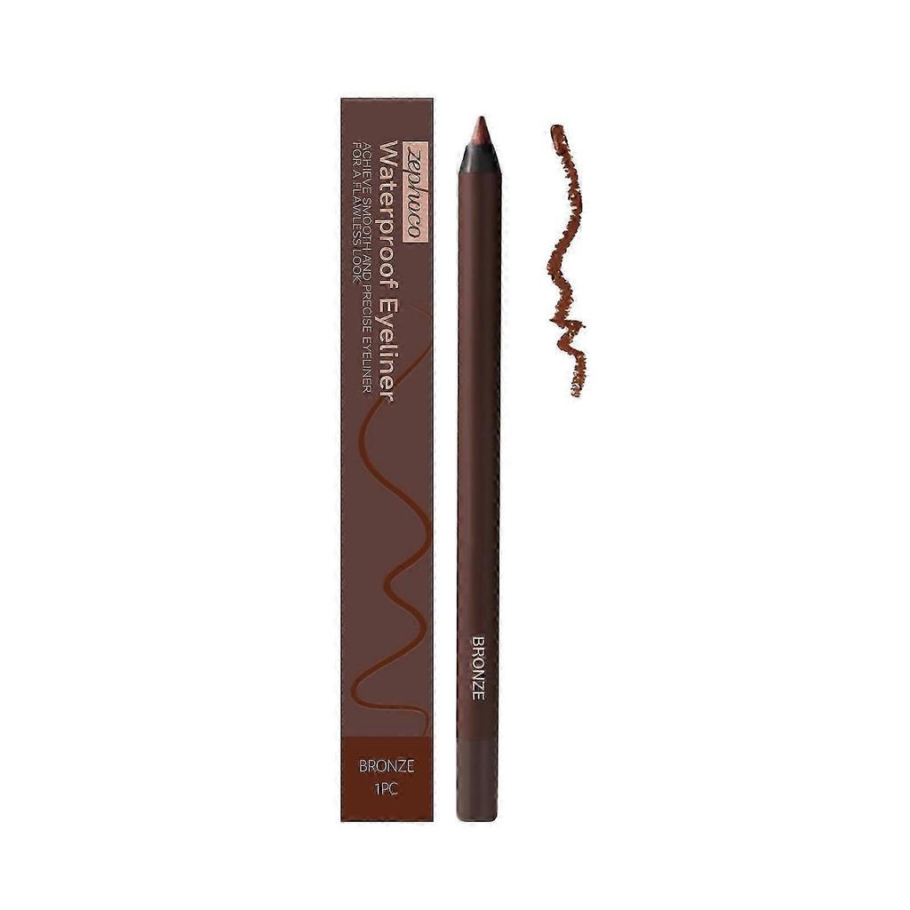 Long-Lasting Waterproof Bronze Eyeliner Smudge-Proof, Easy Application