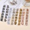 12 Grids/Box Crystal Nail Art Rhinestones Mixed Sizes Flatback Nail Stones Gems Luxury 3D DIY Charms For Nail Art Decorations