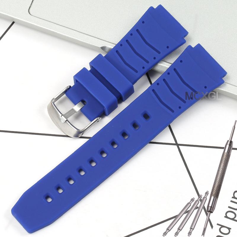 Мужской силиконовый ремешок для часов, замена, подходит для Casio PRG-80 PAG-80 PRW-1000 PRW-1100, резиновые ремешки для часов, браслет