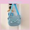 Childrens Single Shoulder Bag Shining Bow Designble For Girls Daily Casual Purse