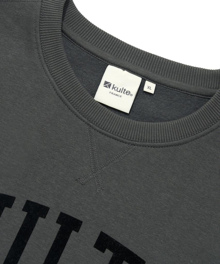 KULTE College Floppy Crewneck_Grey