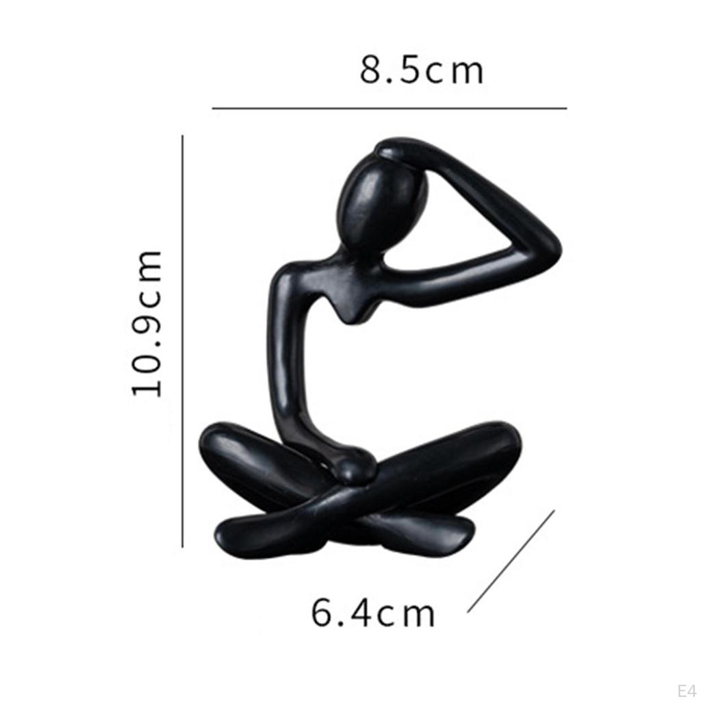 Мыслитель Абстрактная статуя Коллекция декоративных фигурок Новинка Простая современная скульптура Настольная