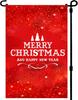 Merry Christmas Garden Ags 12x18 Inch -Double Sided Small Christmas New Year Yard Ags UV Protection Fade Resistant for H