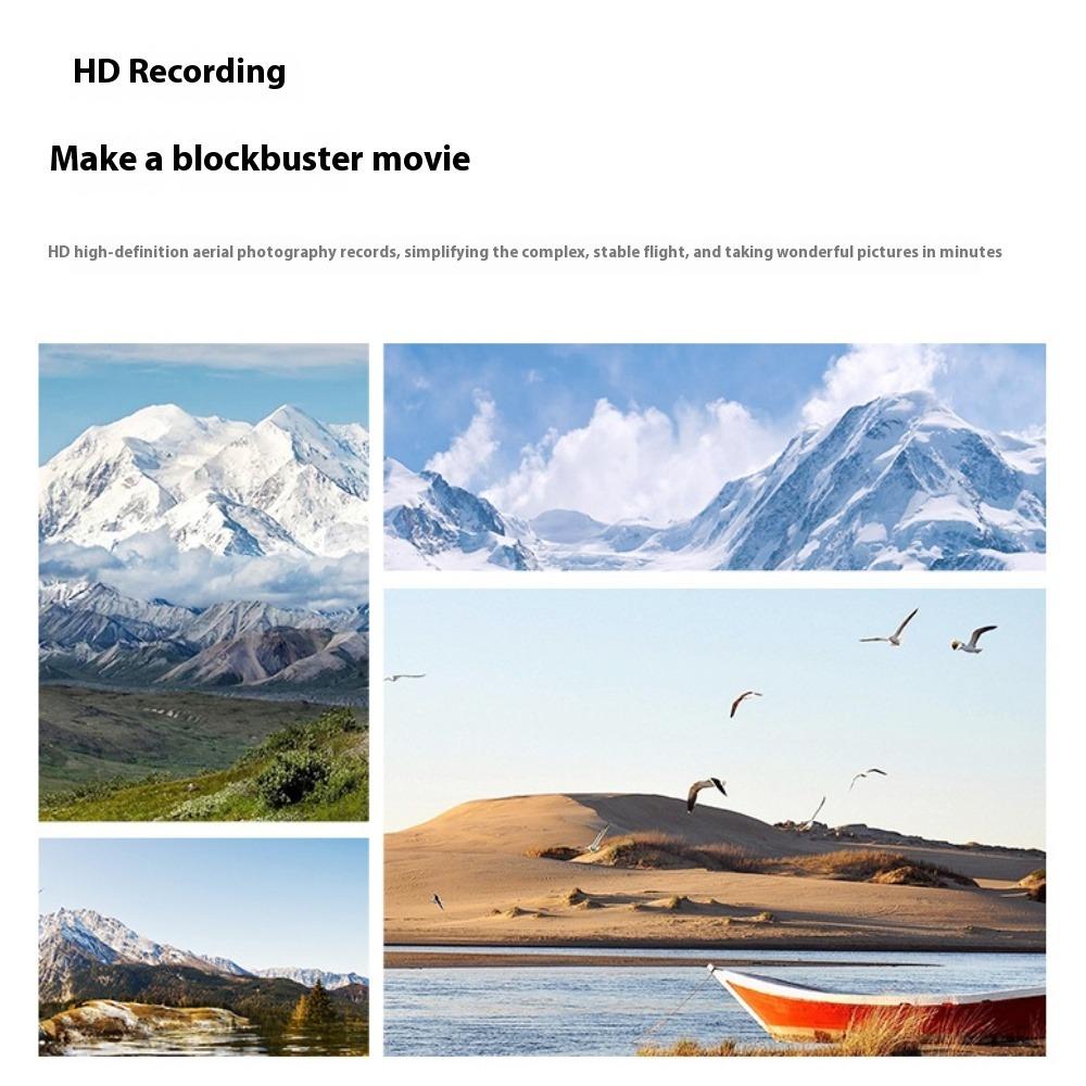 Дрон 8k Длительный срок службы батареи Бесщеточный складной квадрокоптер Высокое разрешение Аэрофотосъемка Дистанционное управление Самолет Игрушка