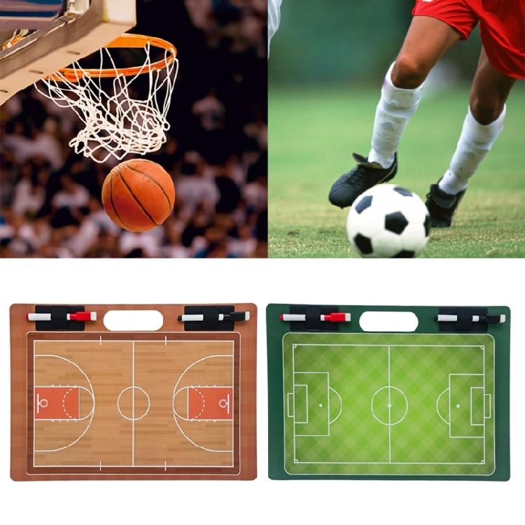 Двусторонняя баскетбольная доска для половины площадки, стираемая насухо, тренерская доска для футбола