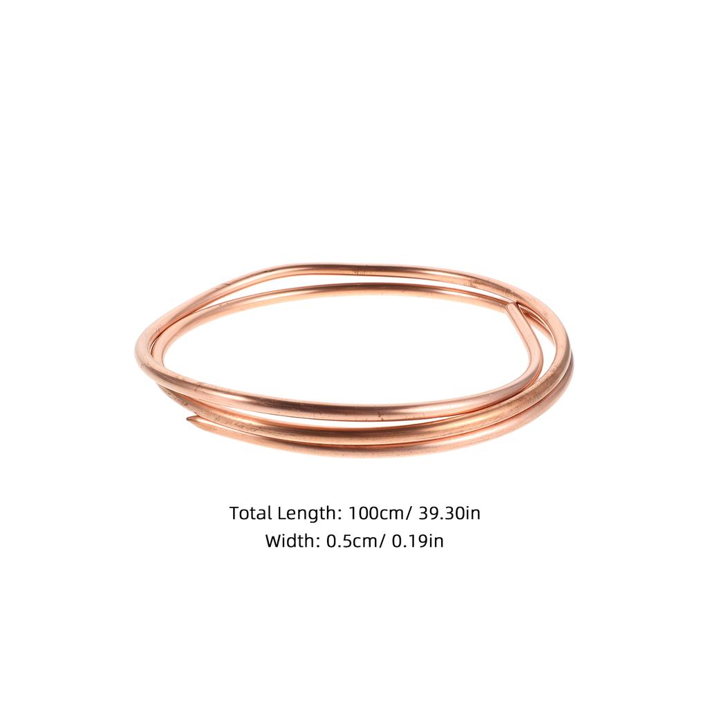 10Mm Od X 8Mm Meter Soft Copper Tube Coil Flexible For Hvac Ac Refrigeration Water Dispenser Solar Heater Industrial Grade