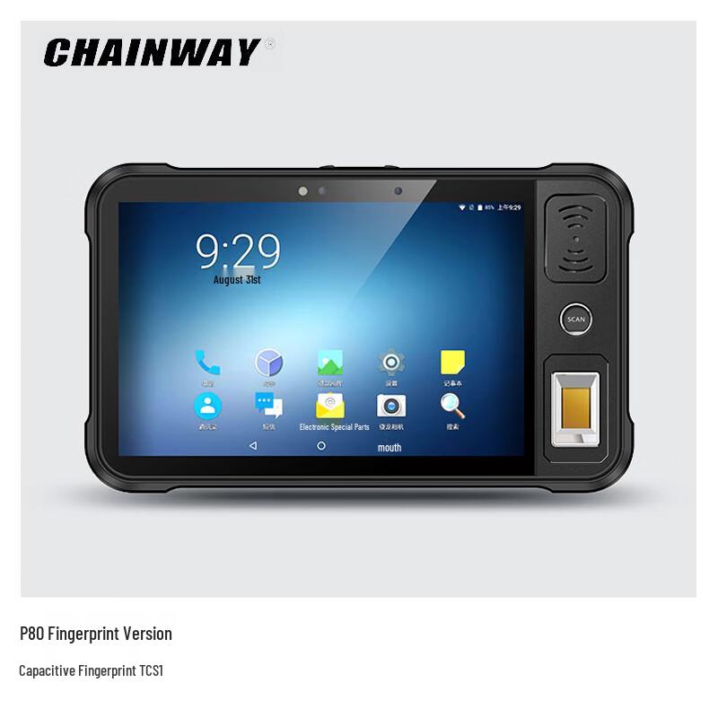 CHAINWAY P80 Промышленный RFID-планшет с NFC