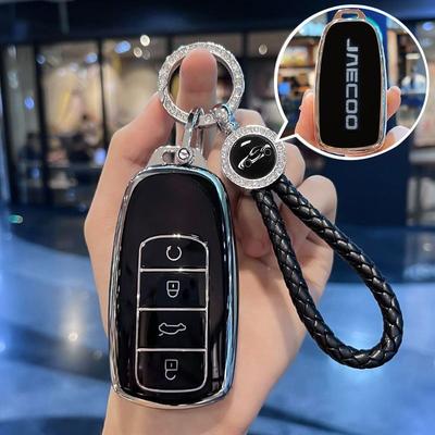 Чехол для ключа автомобиля Брелок Для Chery Jaecoo J8 J7 8 7 Phev Брелок Защитная Крышка Корпус Держатель Аксессуары
