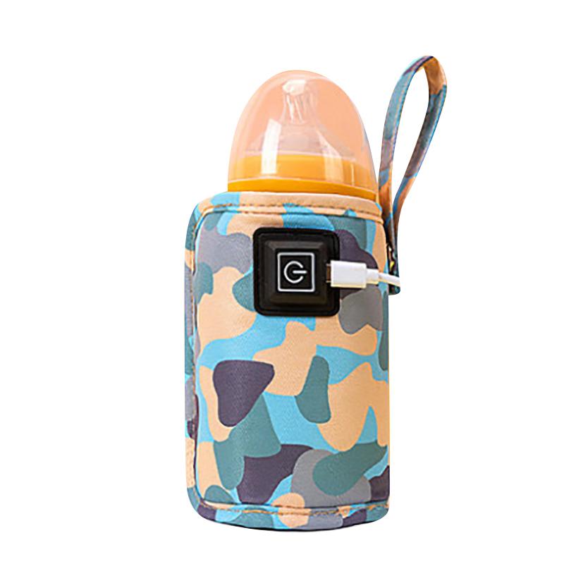Usb Portable Water Bottle Warmer Homothermal Baby Milk Warmer 40-60 Degree Baby Bottle Insulation Cover Vehicle-Mounted