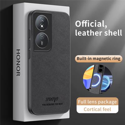 Роскошный деловой кожаный мягкий каркасный магнитный чехол для Honor X7B HonorX7B чехлы для телефонов Capa противоударный защитный чехол