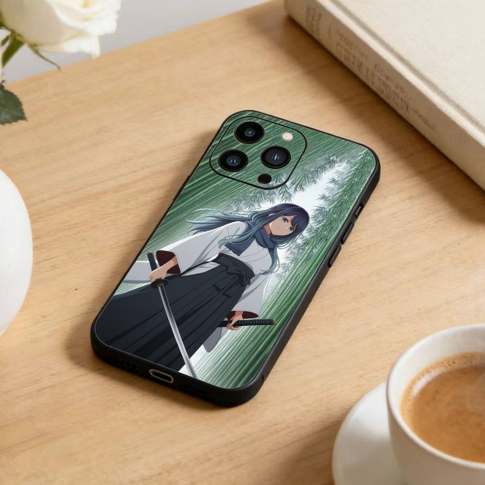 Чехол для телефона с аниме Oshi no Ko для iPhone 16, 15, 14, 13, 12, 17, Pro Max, Plus, силиконовый, черный