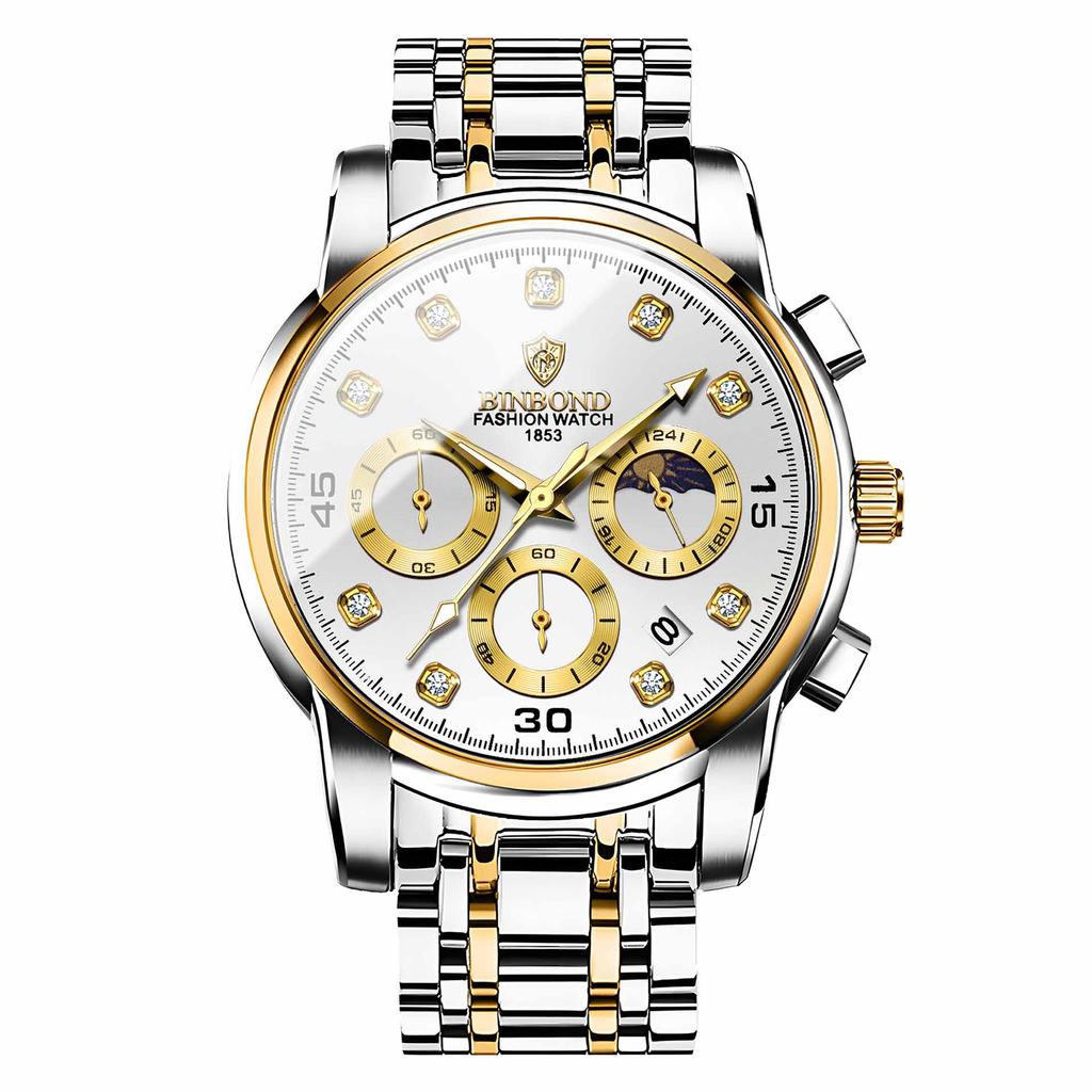 Мужские водонепроницаемые светящиеся наручные часы-будильник для бега