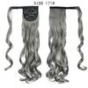 XINRAN Long Ponytail Synthetic Hairpiece Wrap On Clip Hair Extensions Ombre Brown Ponytail  Blonde Hair
