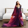 Anime Meru Blanket  Travel Flannel Throw Blanket For Couch Chair Warm Custom DIY Quality Bedspread Gift Idea