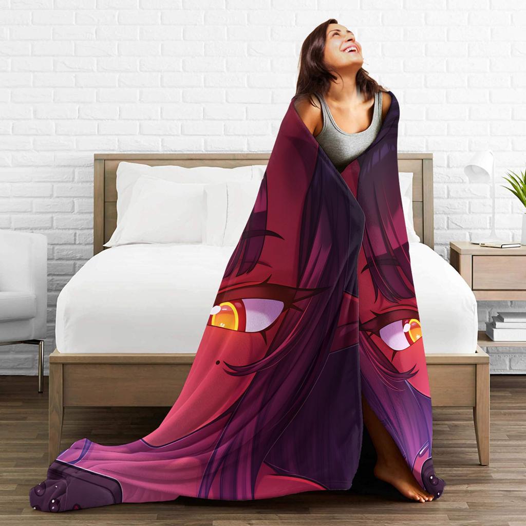 Anime Meru Blanket  Travel Flannel Throw Blanket For Couch Chair Warm Custom DIY Quality Bedspread Gift Idea