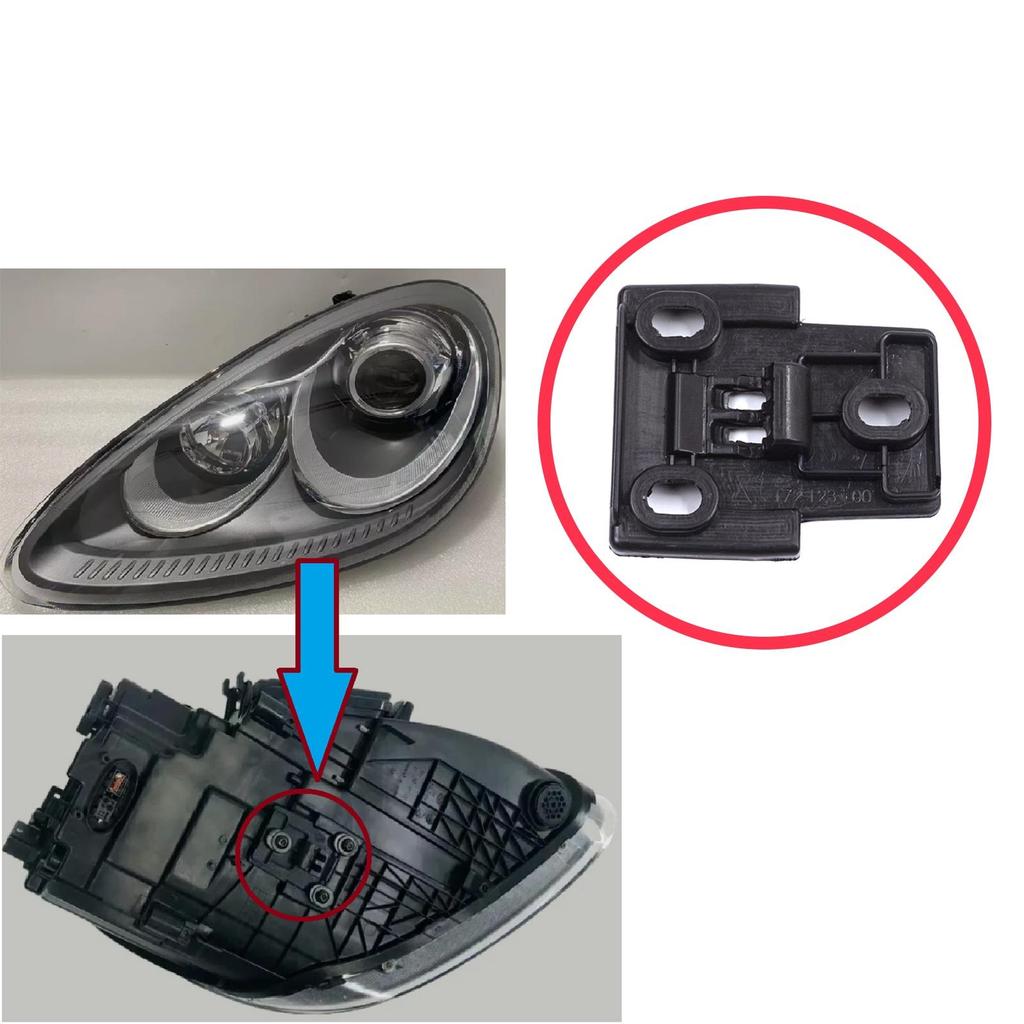 BHL587-1 Левый держатель фары Ремонт Нижнее основание Фиксирующий кронштейн для Porsche Cayenne MK2 92A 958 2010-2014 7P5941149