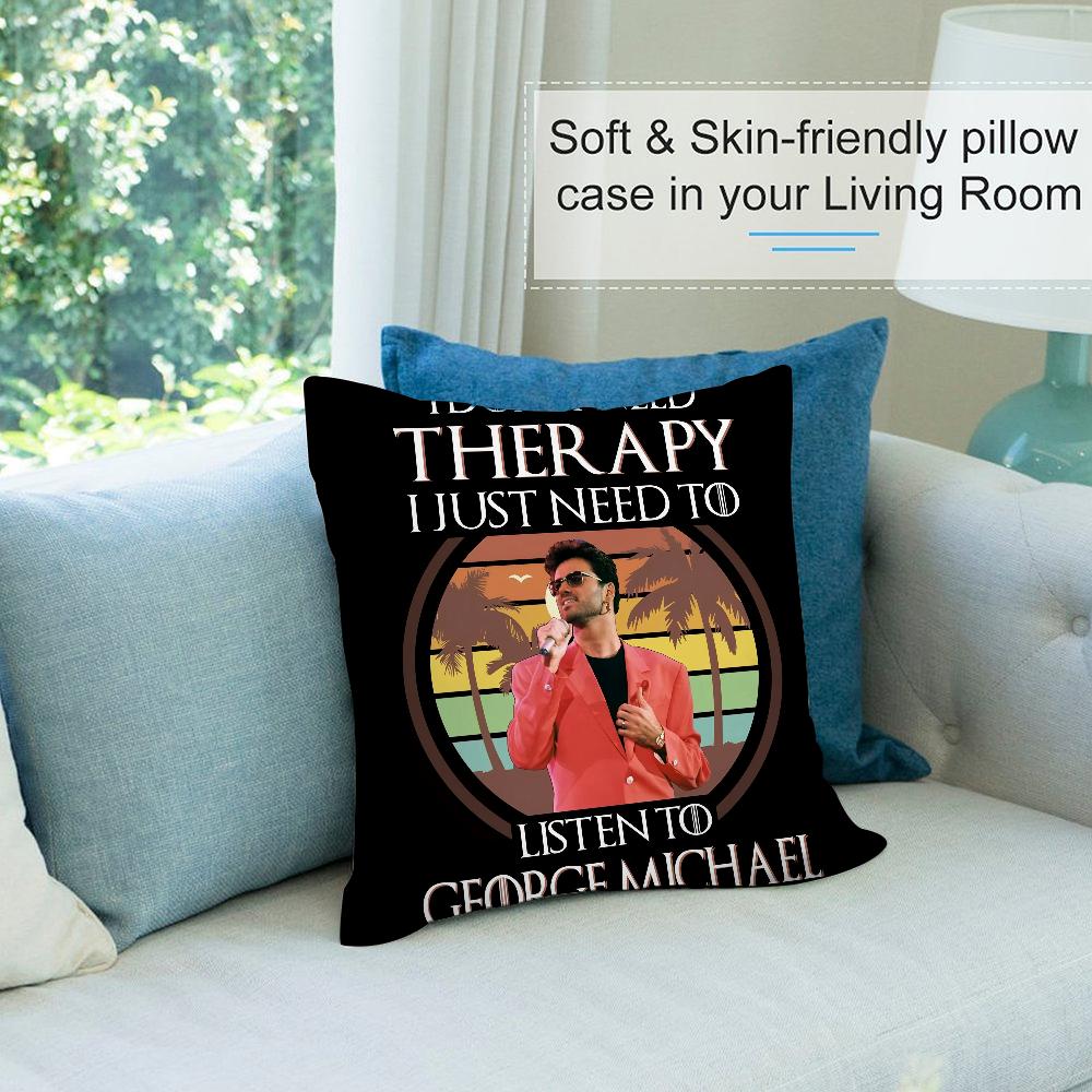 G-Джордж Майкл Певец Наволочка Короткий Плюш Наволочки Диван Декоративный Подарок Дом Двусторонняя Печать Наволочка для Подушки