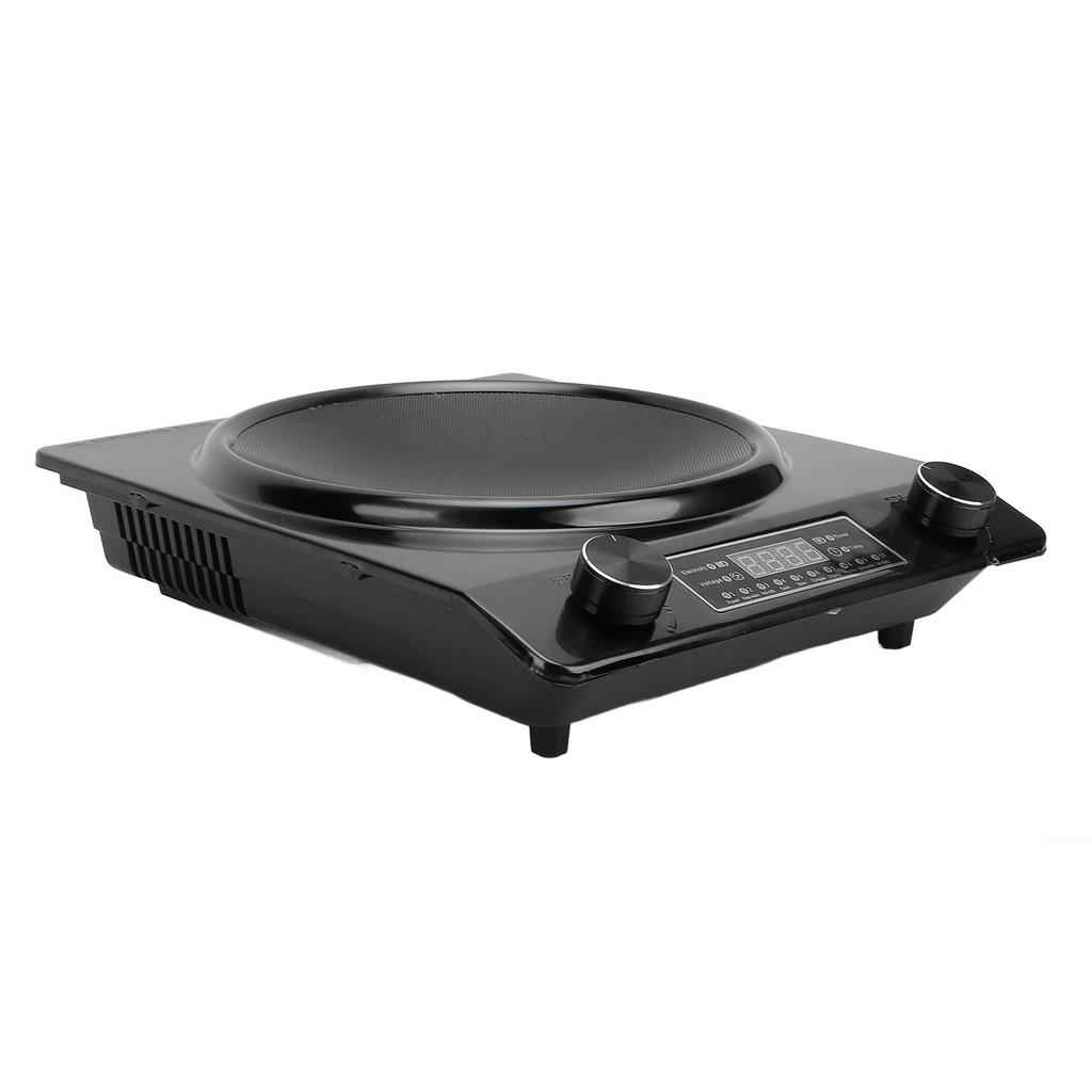 3500W Portable Induction Cooktop Aluminum ABS Countertop Induction Cooker Hot Plate with Smart Touch Panel for Home Kitchen