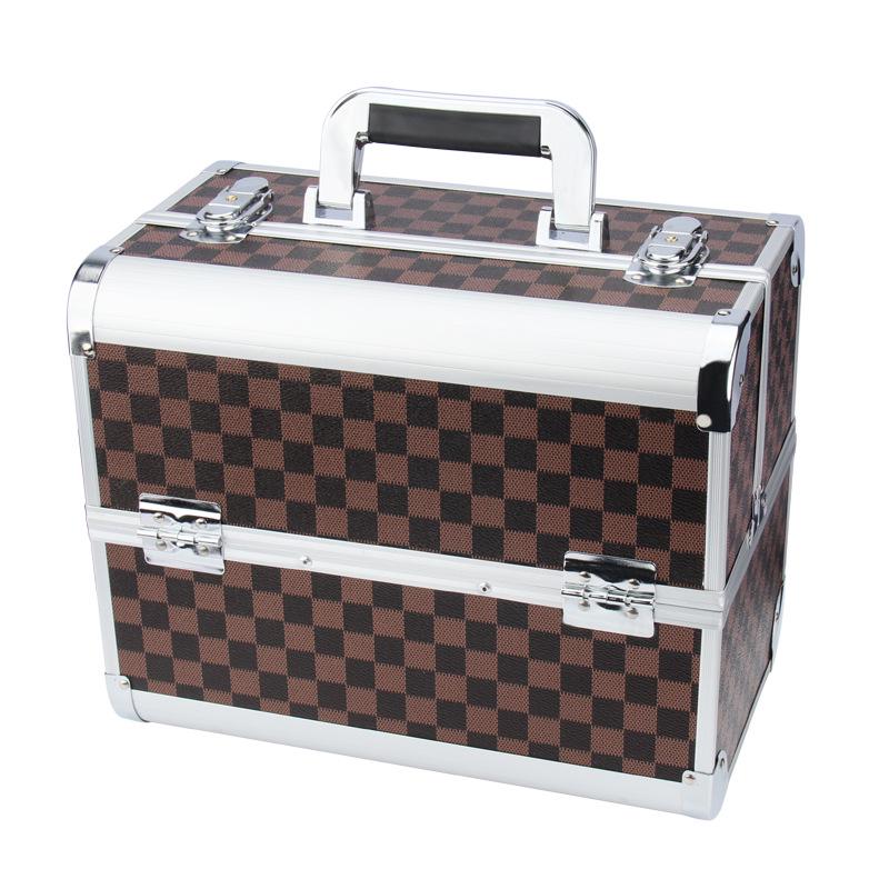 Professional Cosmetic and Manicure Tool Case: Portable Storage for Eyebrow, Eyelash, and Makeup Essentials