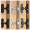 Anti-theft Luminous  Door Buckle 90 180 Degree Door Hasps Protable Door   Catch Bolt  Bathroom