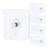 Pawfly 20 Крючков, Клейкие Крючки, Настенные Крючки, Выдерживают до 15 кг, Для Тяжелых Нагрузок, Без Гвоздей, Прозрачные Водонепроницаемые, Для Кухни и